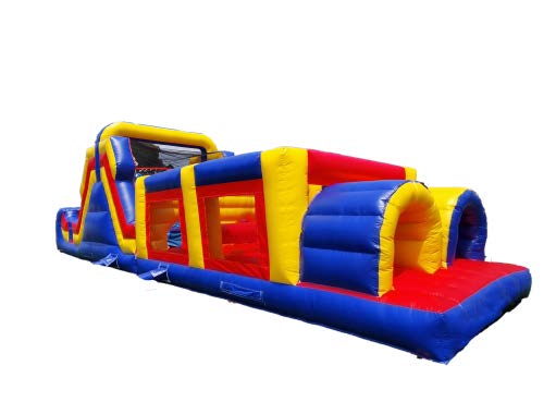 Bounce Horizon 49FT Circus Inflatable Obstacle Course with Slide