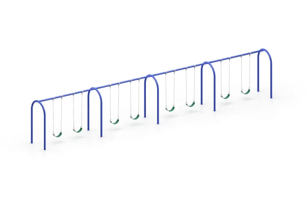 World Klass Play 3.5" Arch Swing Frame 8Ft 2 to 8 Swings