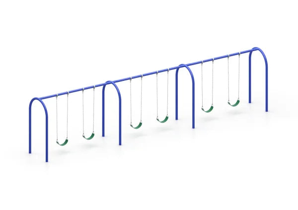 World Klass Play 3.5" Arch Swing Frame 8Ft 2 to 8 Swings