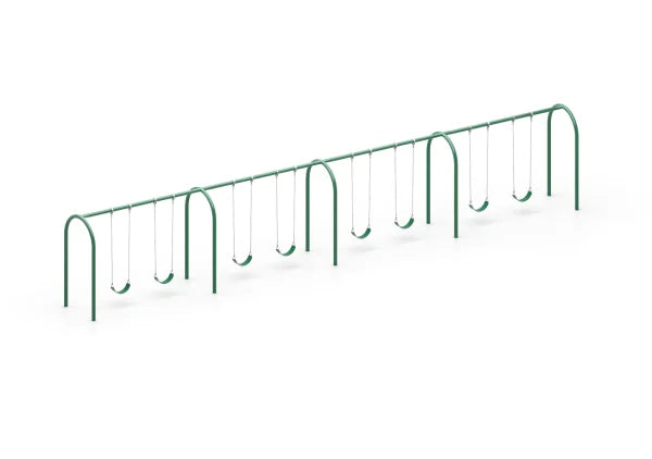 World Klass Play 3.5" Arch Swing Frame 8Ft 2 to 8 Swings