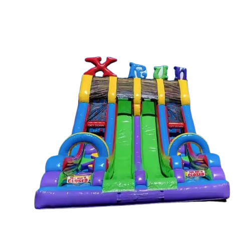 Bounce Horizon Extreme Fun Run Inflatable Obstacle Course with Slide – Ultimate Challenge