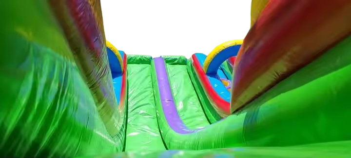 Bounce Horizon Extreme Fun Run Inflatable Obstacle Course with Slide – Ultimate Challenge