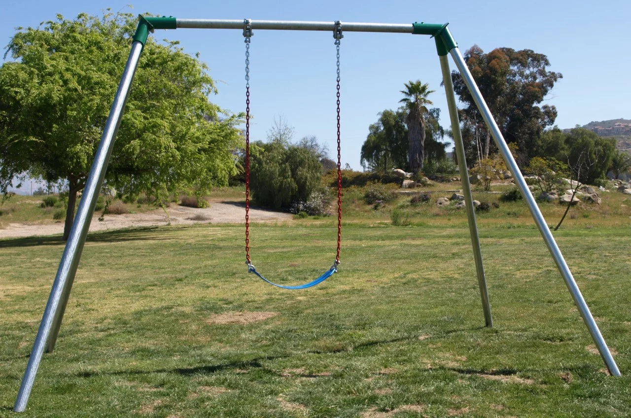 S61o – Outdoor Standard 6′ High – 1 Swing – 1 Bay - Residential Swing Set