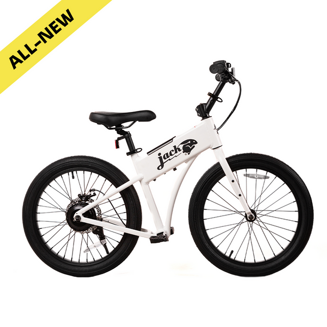 JackRabbit OG2 - Lightweight & Compact Pro Micro eBike, White