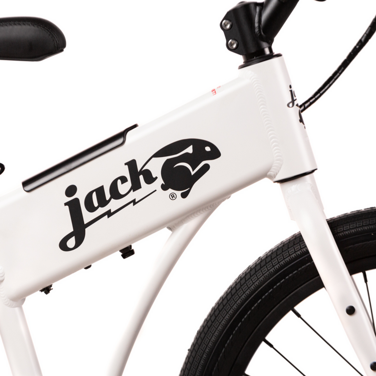 JackRabbit OG2 - Lightweight & Compact Pro Micro eBike, White