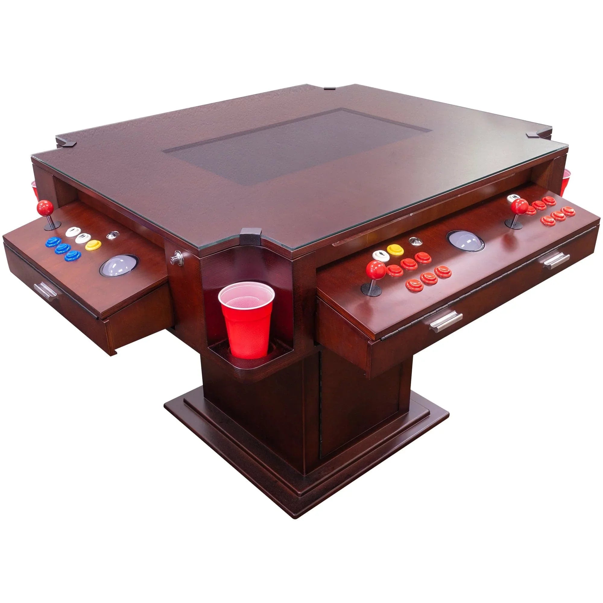 Creative Arcades Elegant Tilt Cherrywood Cocktail Arcade Machine