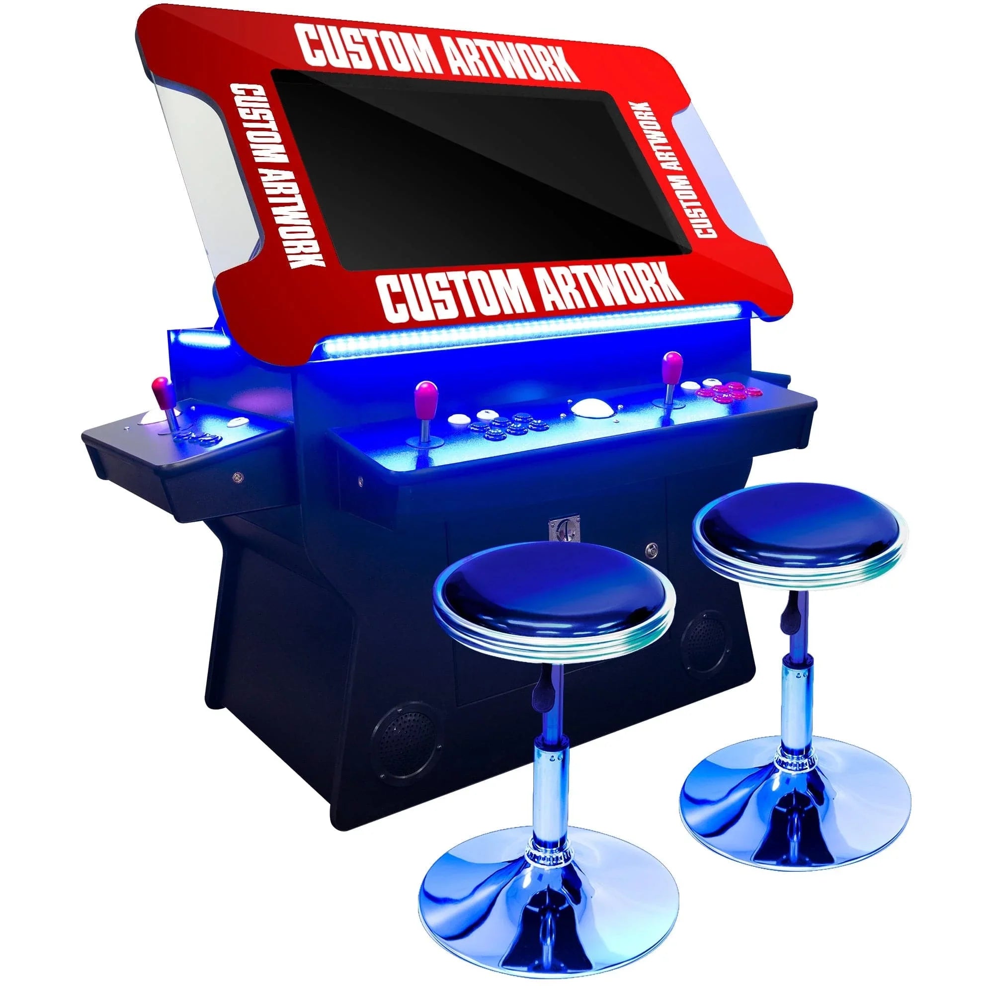 Creative Arcades 3-Sided Tilt Cocktail Table Arcade Machine