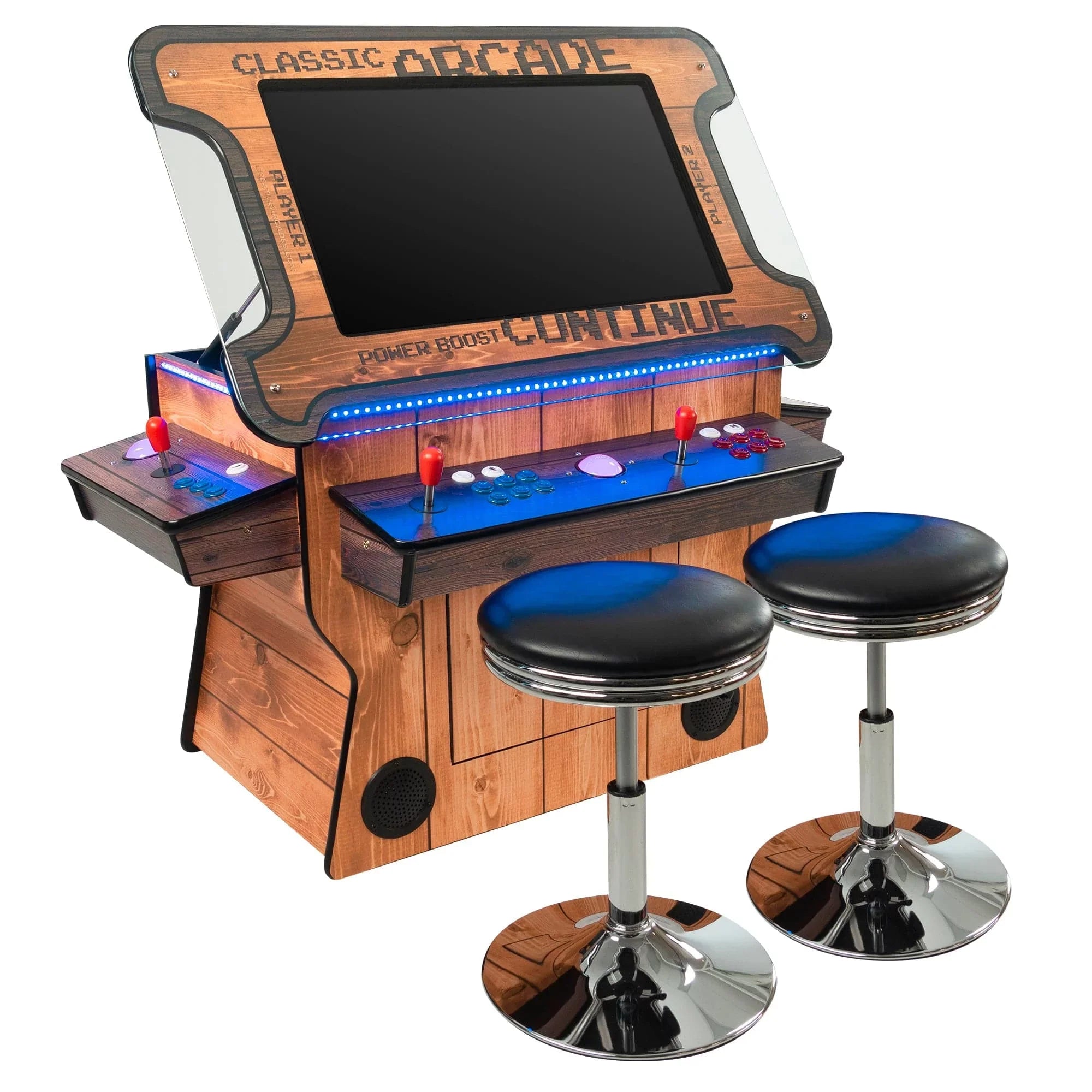 Creative Arcades 3-Sided Tilt Cocktail Table Arcade Machine