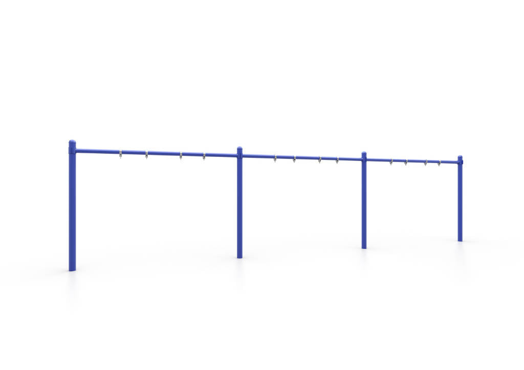 World Klass Play 5" Single Post Swing – 8Ft, 2 to 8 Swings