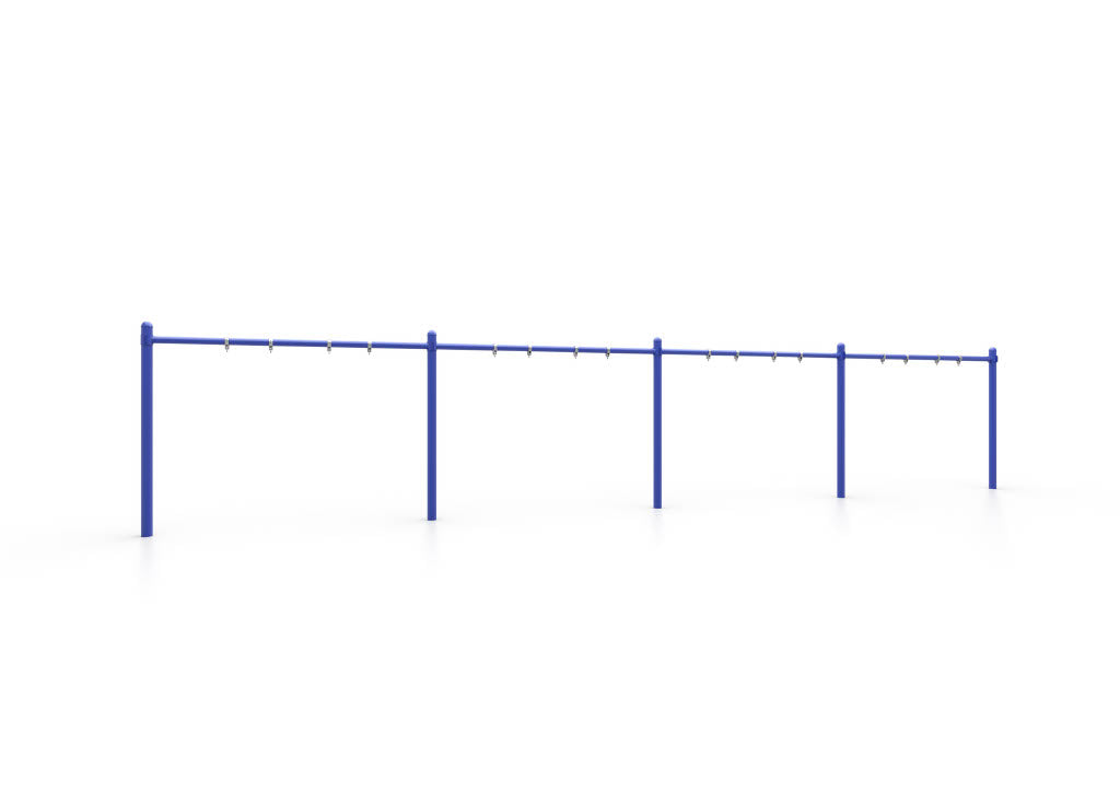 World Klass Play 5" Single Post Swing – 8Ft, 2 to 8 Swings