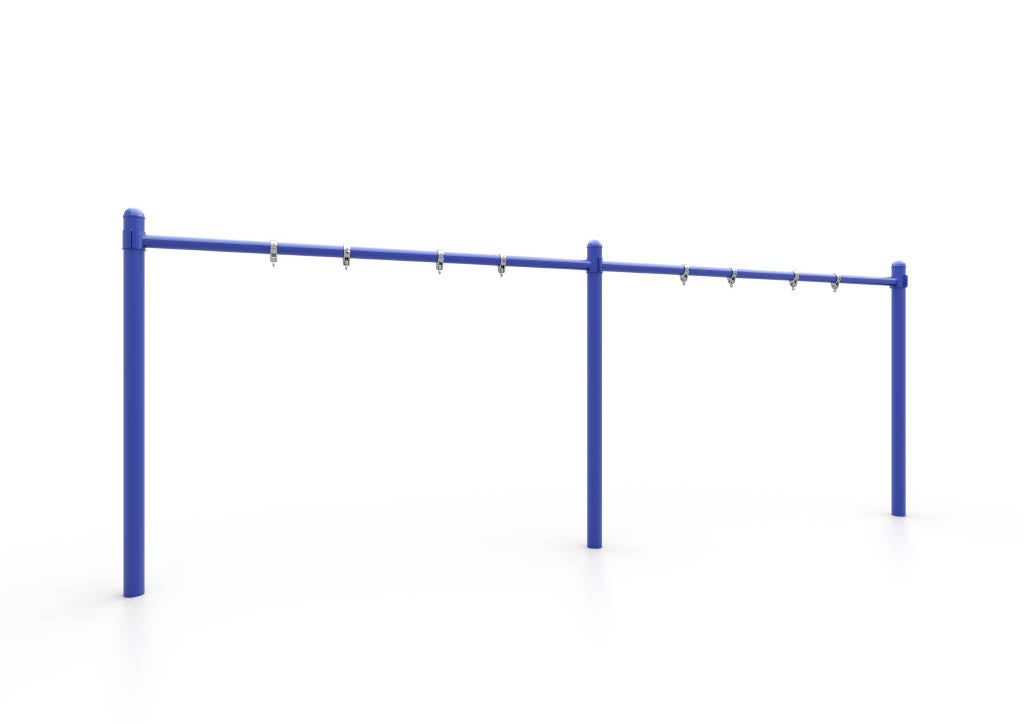 World Klass Play 5" Single Post Swing – 8Ft, 2 to 8 Swings