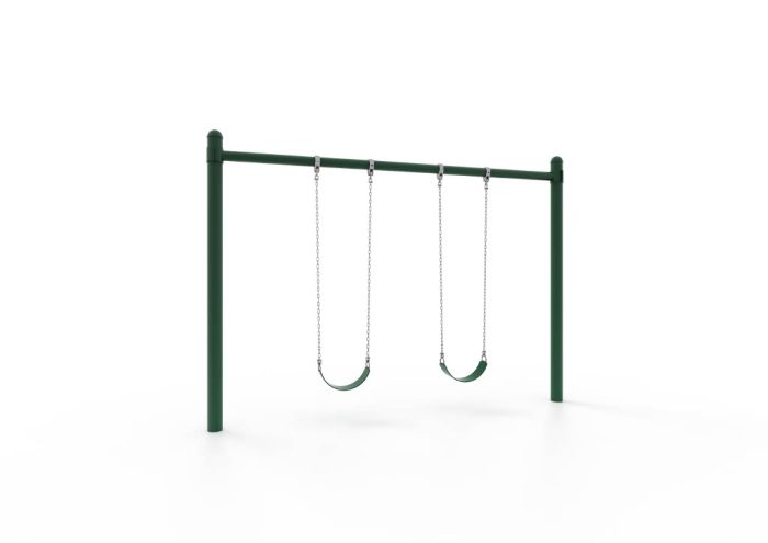 World Klass Play 5" Single Post Swing – 8Ft, 2 to 8 Swings