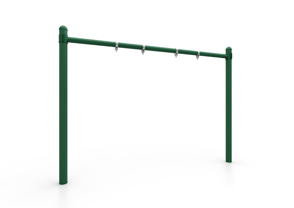 World Klass Play 5" Single Post Swing – 8Ft, 2 to 8 Swings