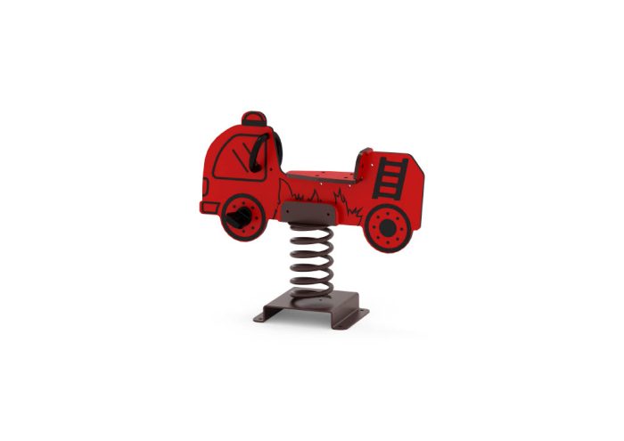 World Klass Fire Truck Spring Rider – Playground Fun for Kids