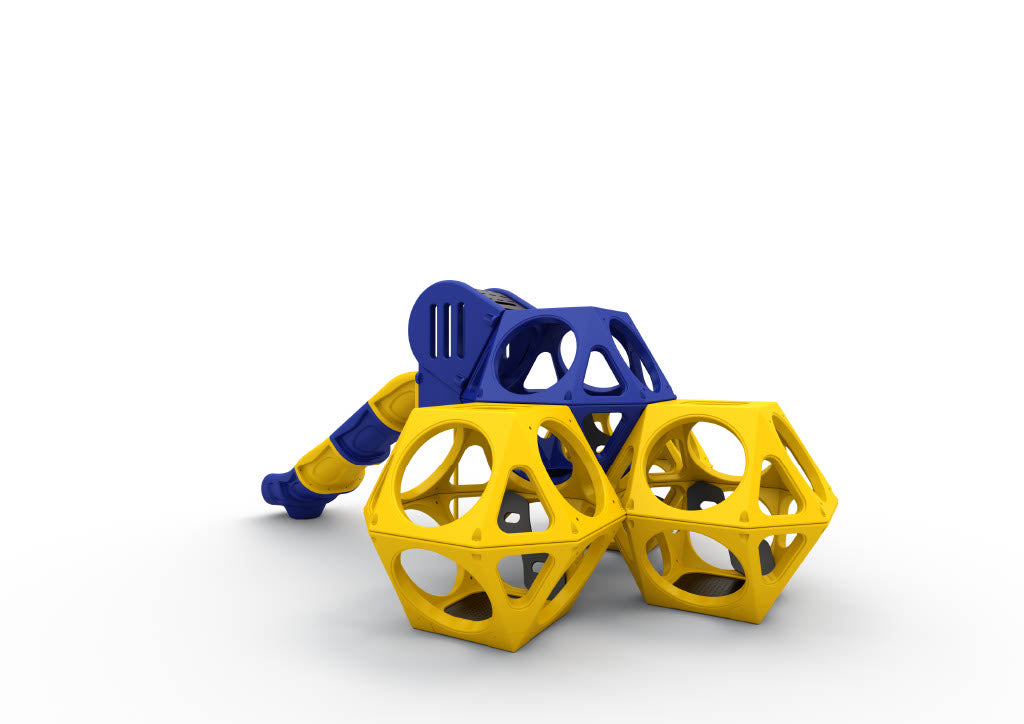 World Klass Play Skqube Playground Climber with Slide