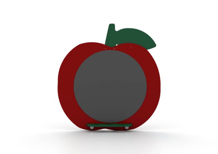 World Klass Play Allie The Apple Outdoor Chalkboard Panel