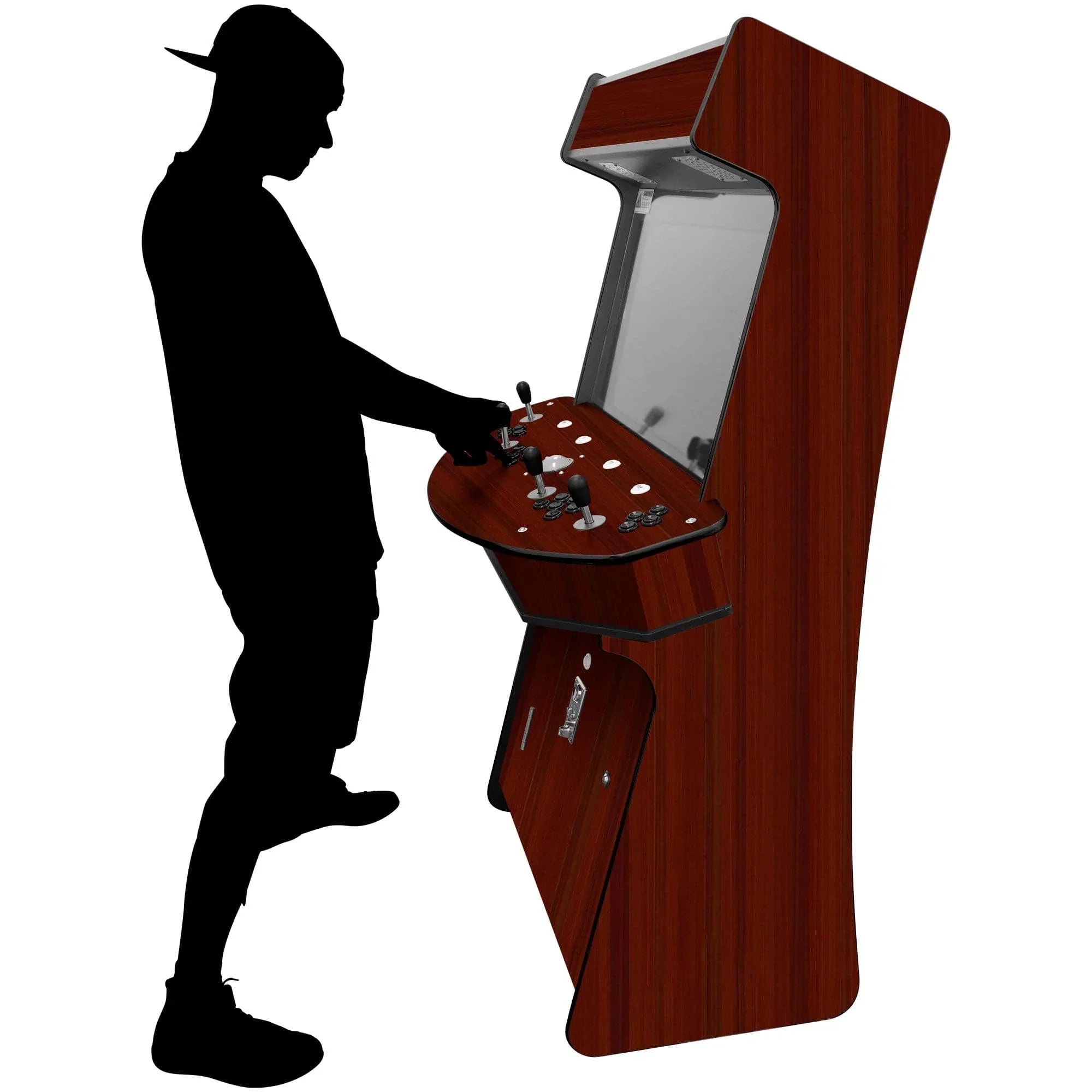 Creative Arcades 4-Player Slim Stand-Up Arcade Machine