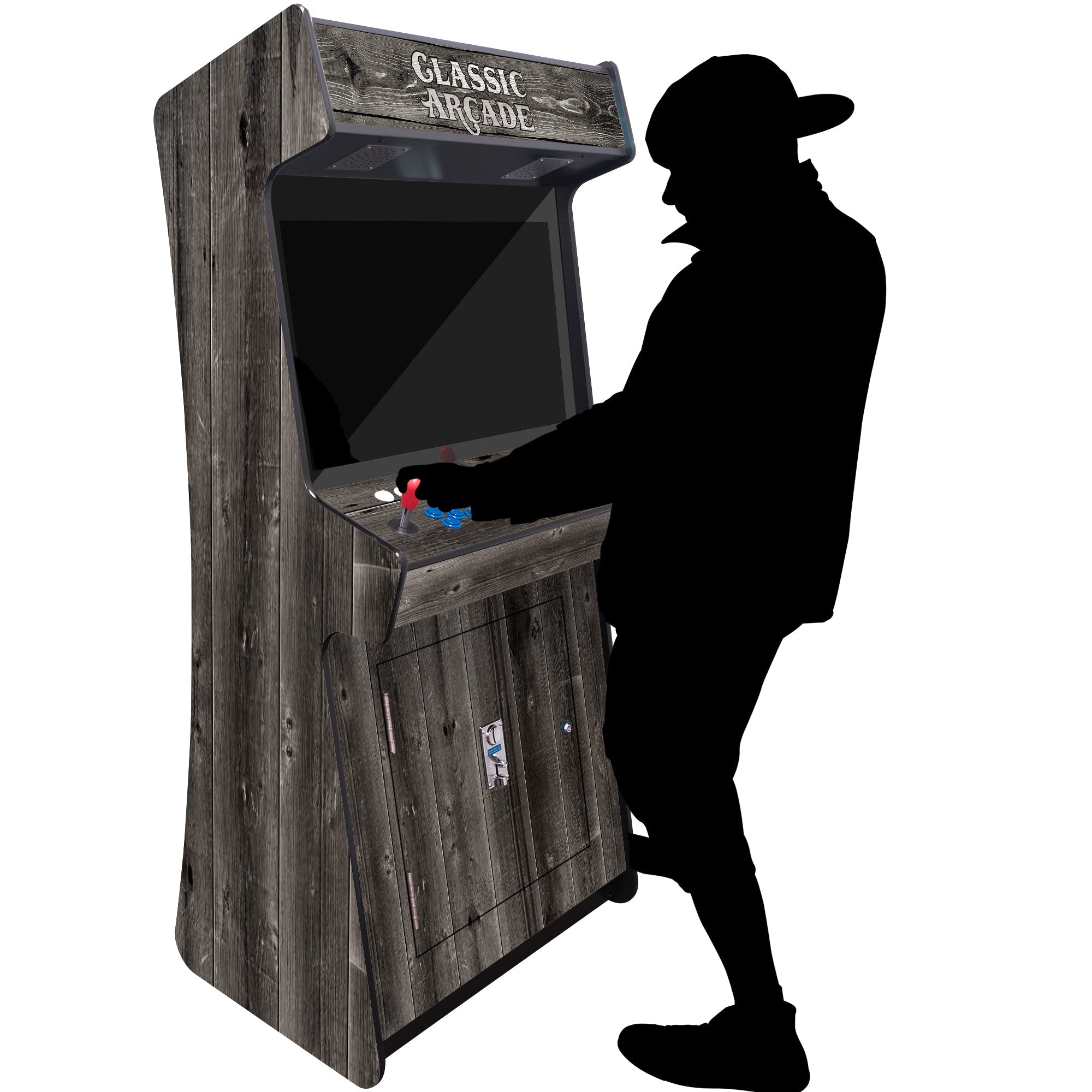 Creative Arcades 2-Player Slim Stand-Up Arcade Machine