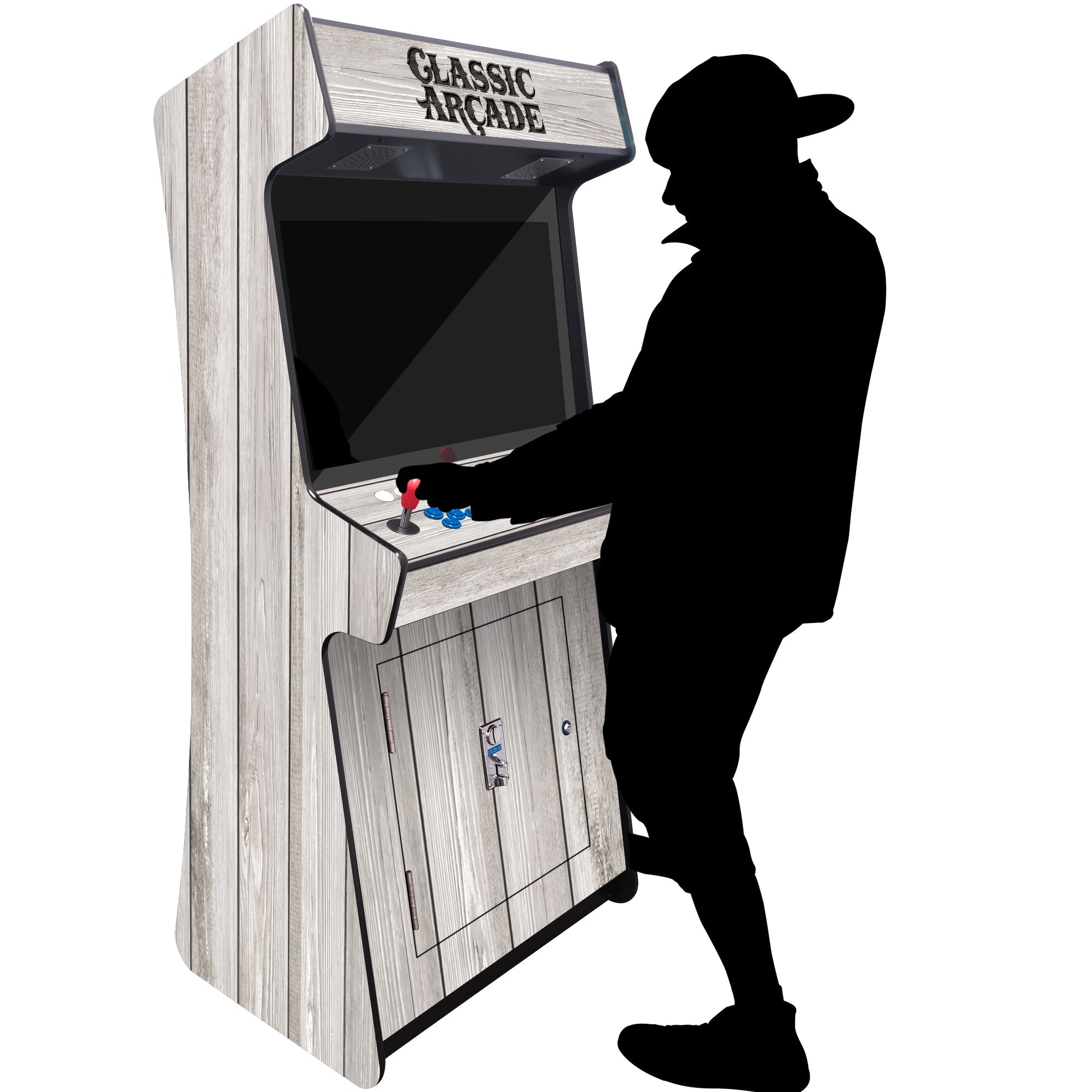Creative Arcades 2-Player Slim Stand-Up Arcade Machine