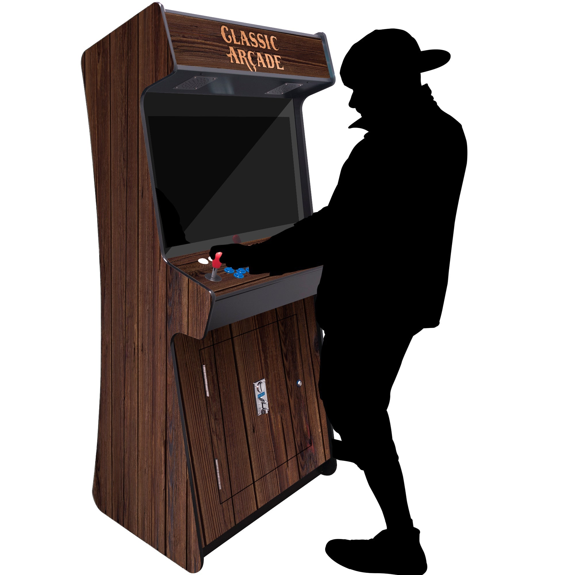 Creative Arcades 2-Player Slim Stand-Up Arcade Machine