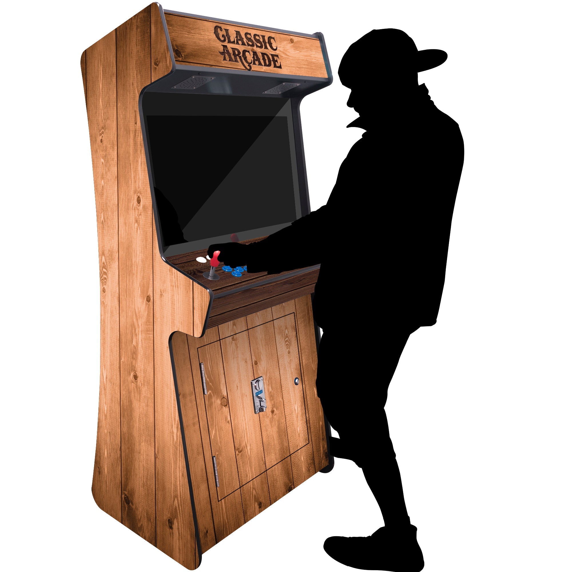 Creative Arcades 2-Player Slim Stand-Up Arcade Machine