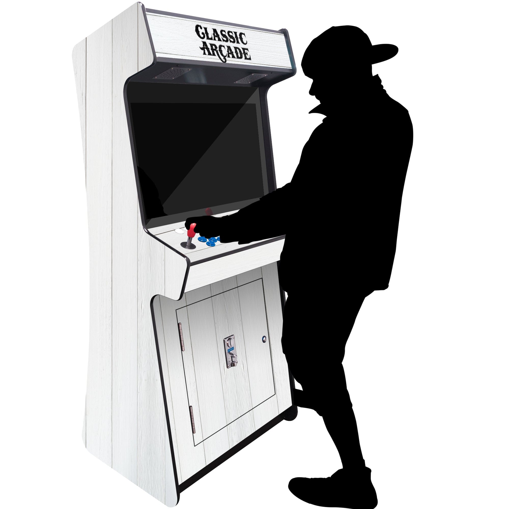 Creative Arcades 2-Player Slim Stand-Up Arcade Machine