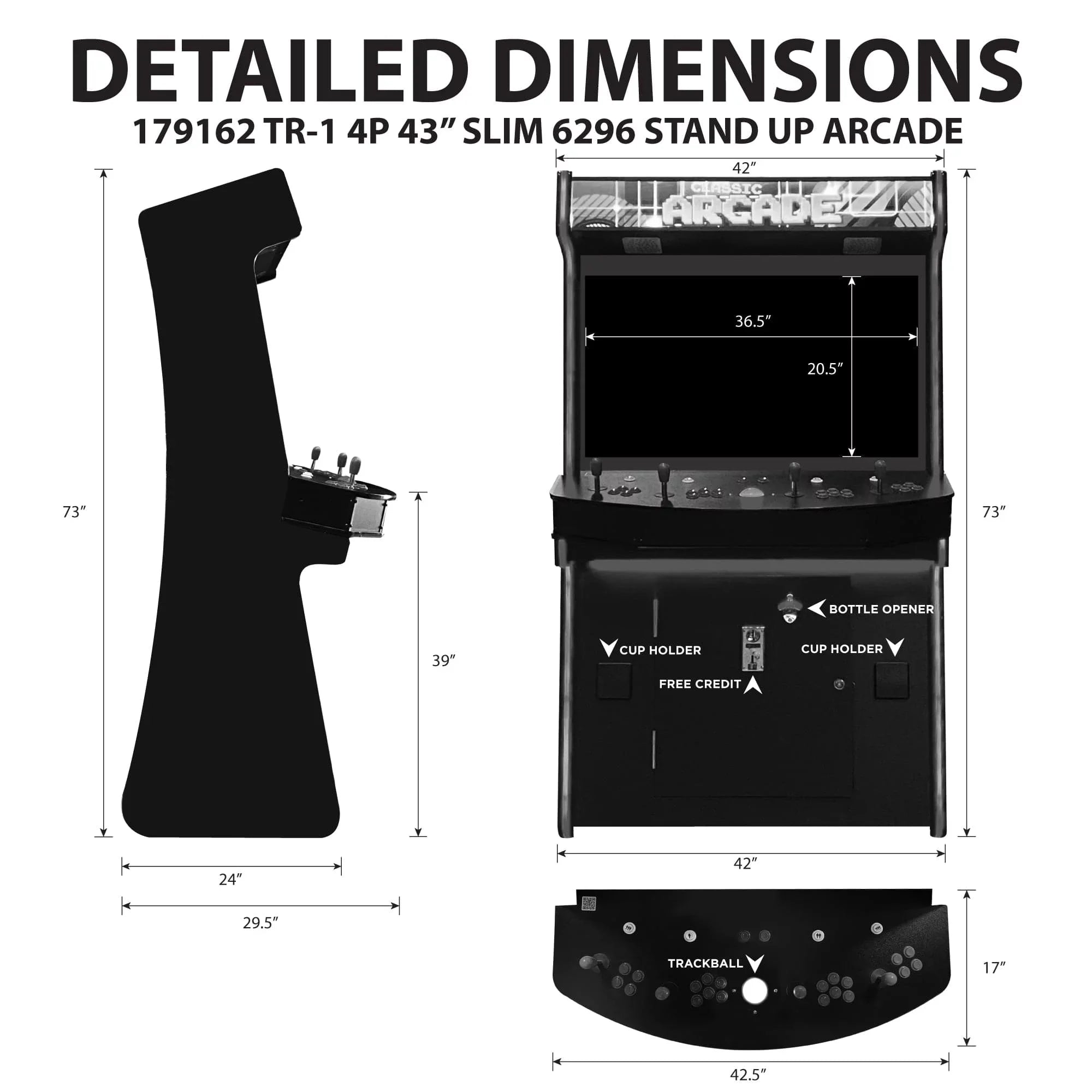 Creative Arcades TR-1 Stand-Up Arcade System
