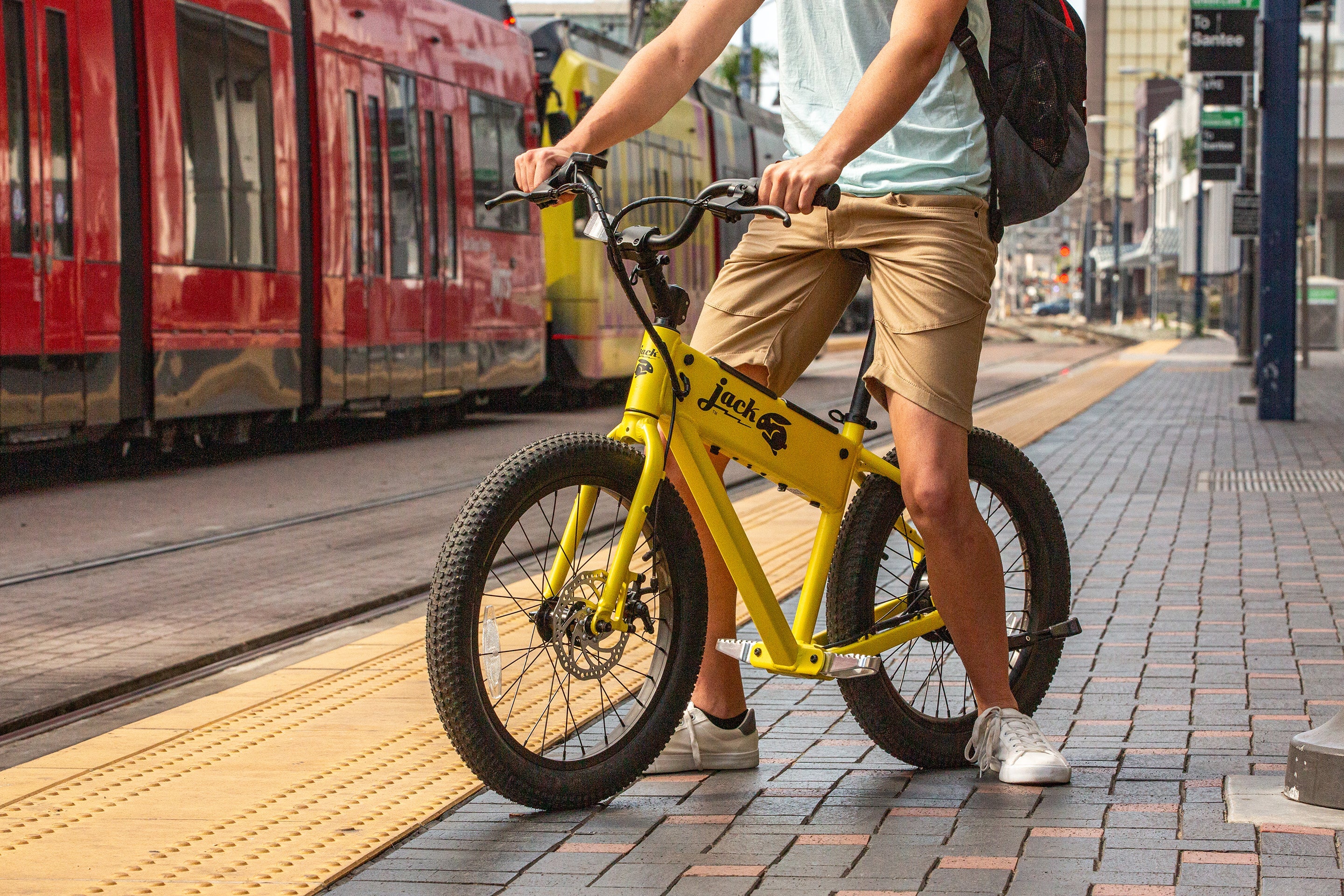 JackRabbit XG - Lightweight & Compact "Big" Micro eBike, Yellow