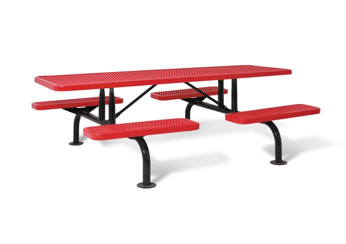 UltraSite 8’ Rectangular Span Leg Table, Surface Mount