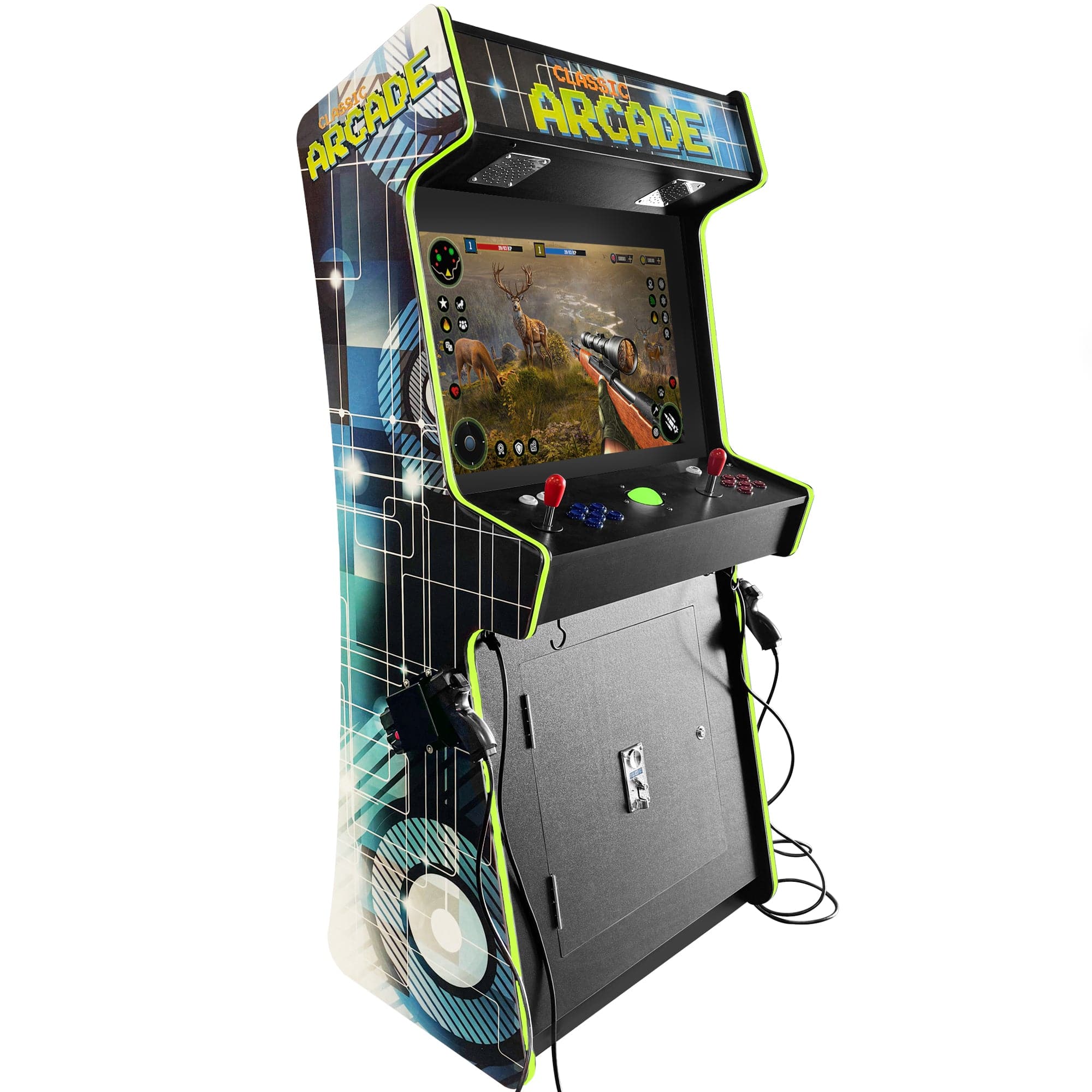 Creative Arcades 2-Player Slim Stand-Up Arcade Machine