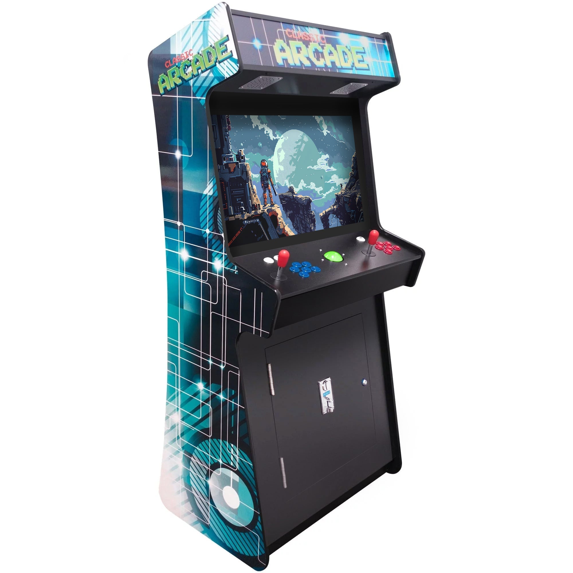 Creative Arcades 2-Player Slim Stand-Up Arcade Machine
