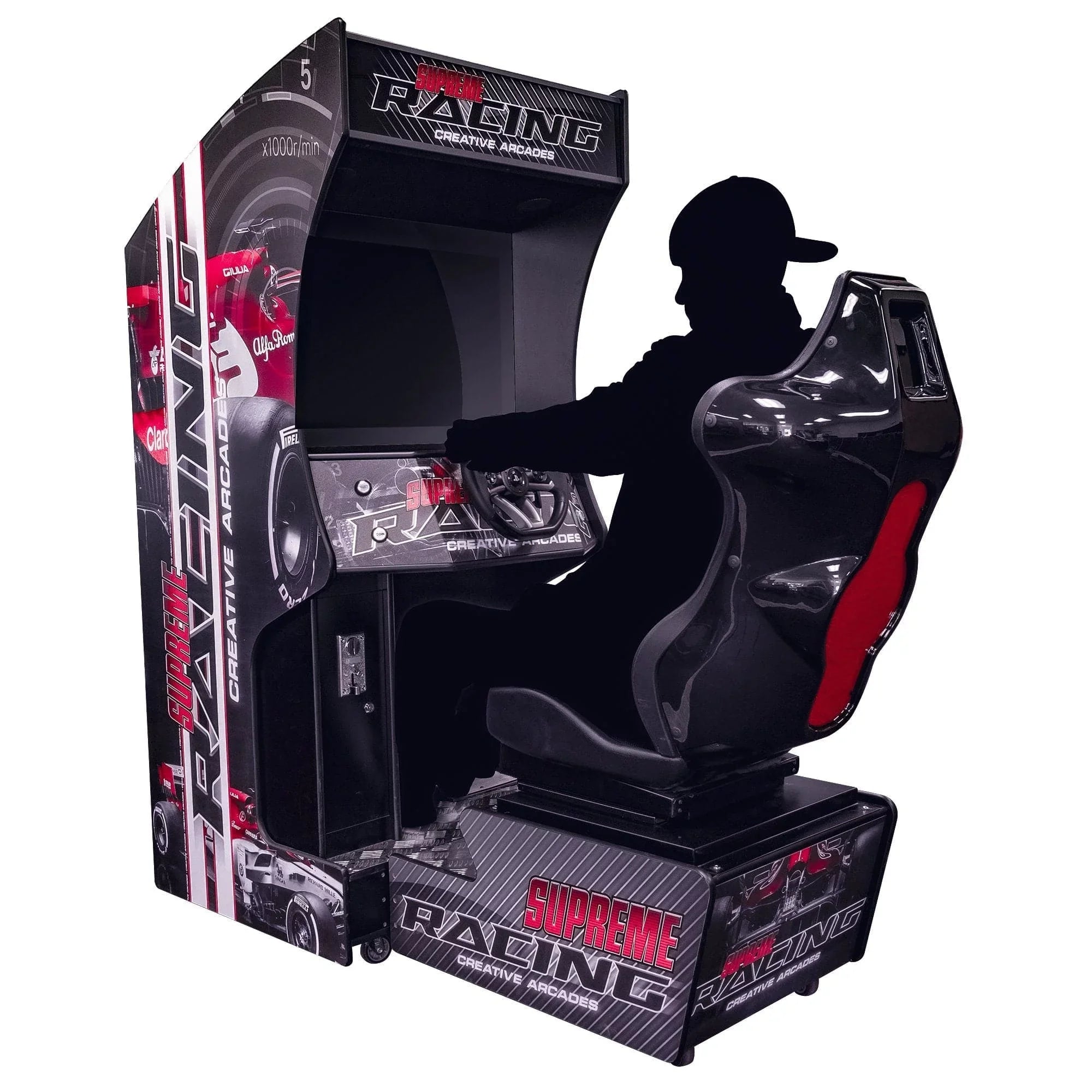 Creative Arcades Classic Racing Arcade Machine (205 Games, No Wi-Fi)
