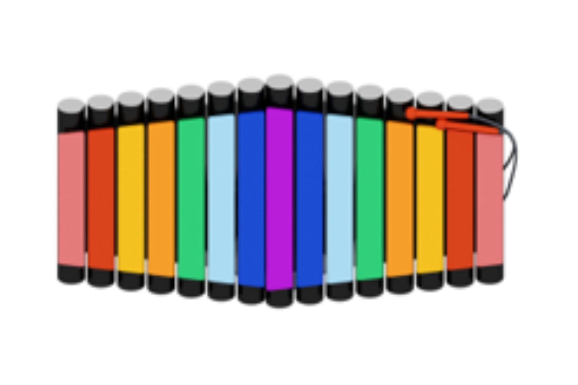 Wisdom Split Rainbow Xylophone