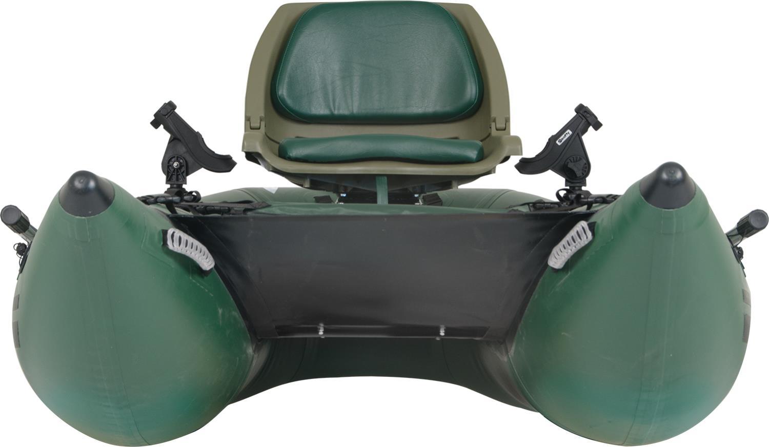 Sea Eagle 285 Inflatable Portable Frameless Fishing Pontoon Boat Pro Package, Green (New)