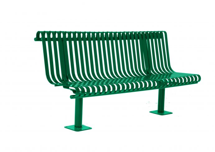 UltraSite 6' Kensington Bench with Back