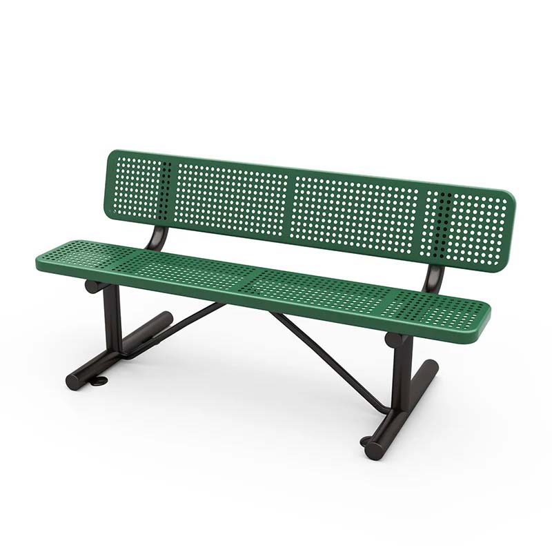 Wisdom 6' Park Bench with Back
