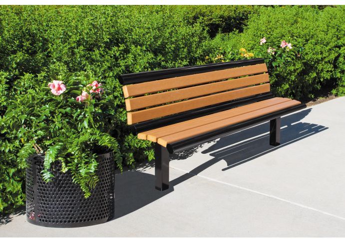 UltraSite 6' Richmond Recycled Bench, Inground