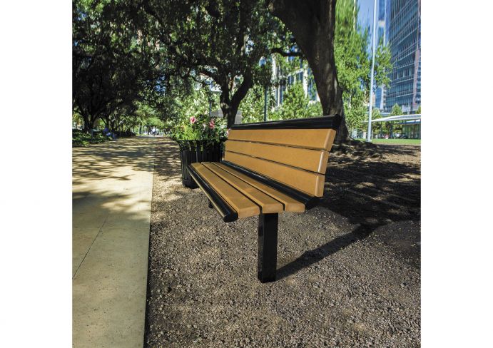 UltraSite 6' Richmond Recycled Bench, Inground