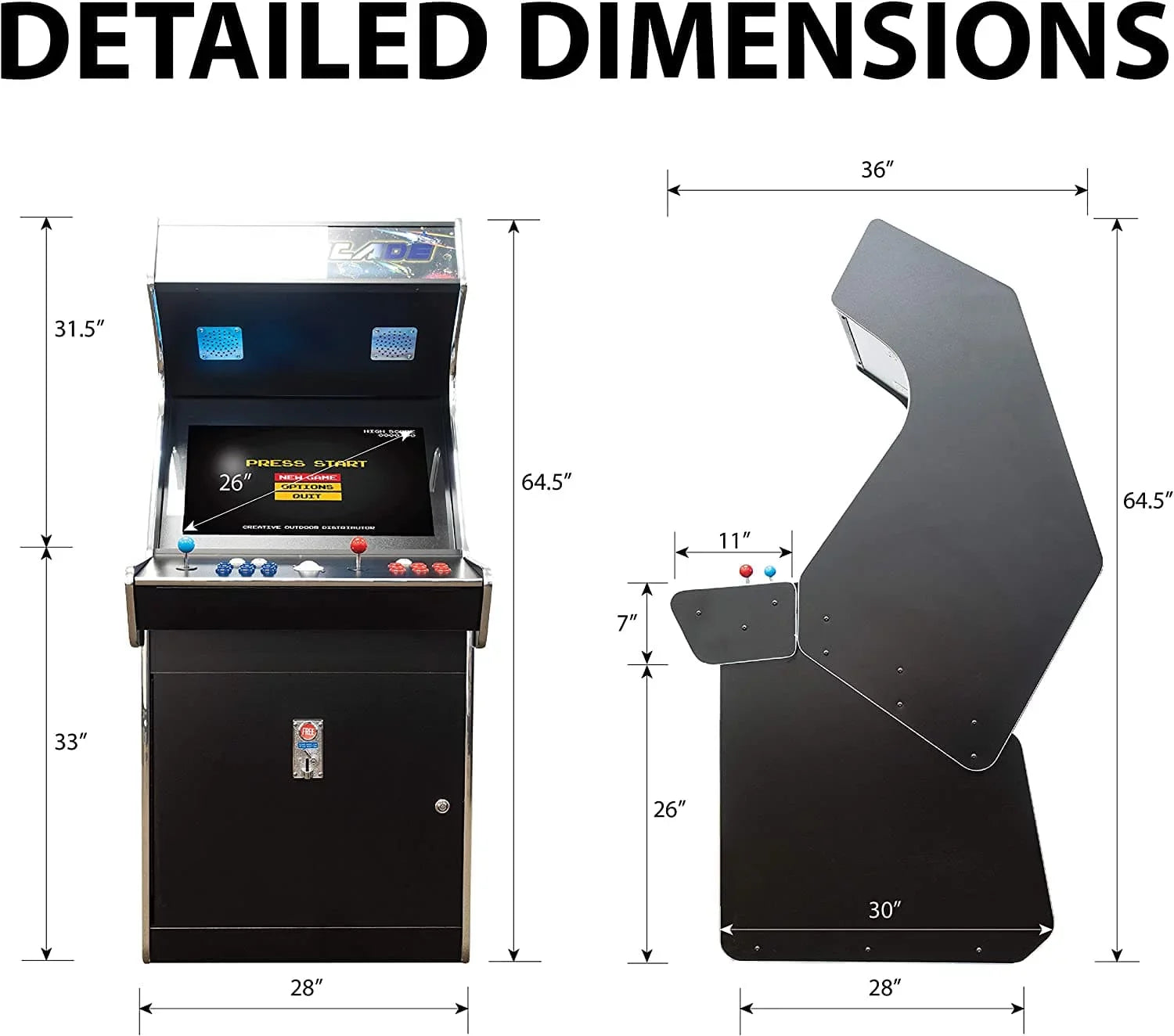 Creative Arcades 2-Player Hunchback Stand-Up Arcade Machine