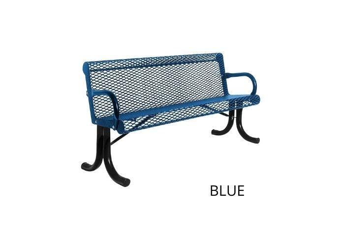 UltraSite 4' Capri Bench, Surface Mount