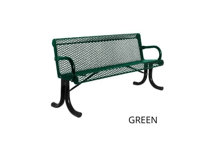 UltraSite 4' Capri Bench, Surface Mount