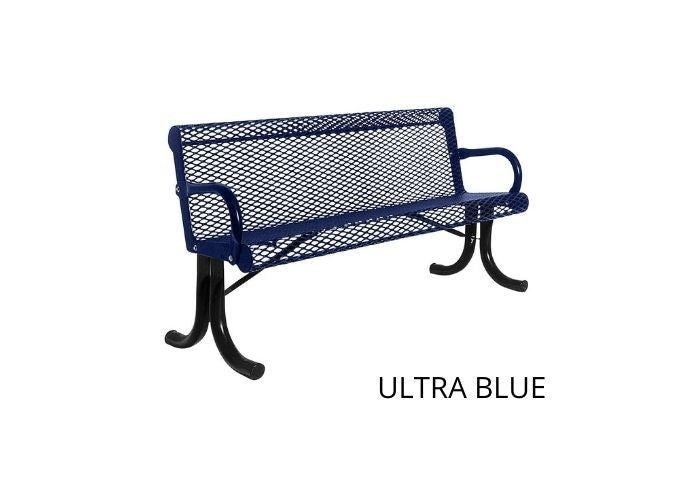 UltraSite 4' Capri Bench, Surface Mount