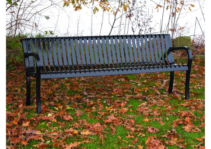 UltraSite 4' Lexington Park Bench with Back