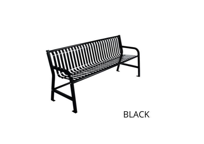 UltraSite Jackson Bench with Back, Slat