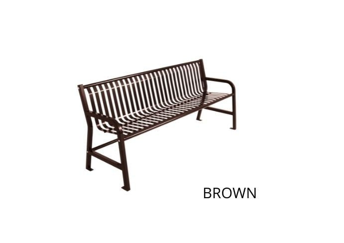 UltraSite Jackson Bench with Back, Slat
