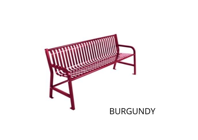 UltraSite Jackson Bench with Back, Slat