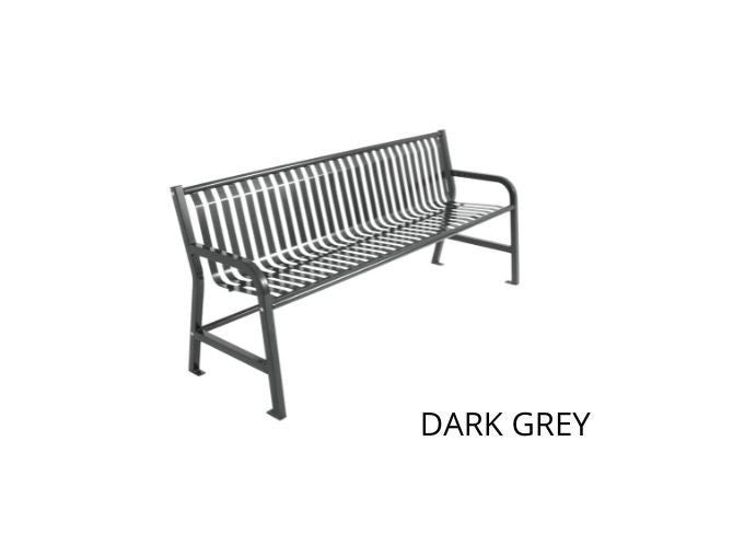 UltraSite Jackson Bench with Back, Slat