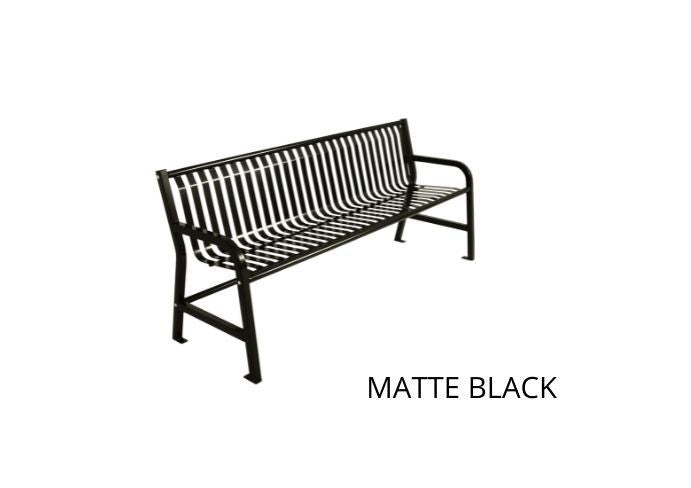 UltraSite Jackson Bench with Back, Slat