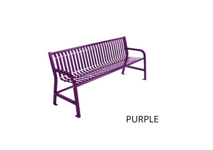 UltraSite Jackson Bench with Back, Slat