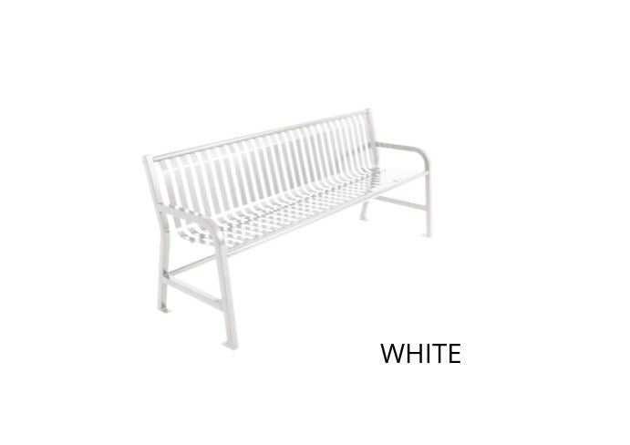 UltraSite Jackson Bench with Back, Slat